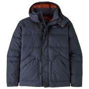 Veste d'hiver homme Patagonia Downdrift Jacket bleu foncé Smolder Blue w/Burnished Red