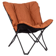 Chaise Bo-Camp Butterfly Himrod L brun / orange Clay