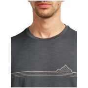 T-shirt homme Icebreaker Men Merino 150 Tech Lite SS Tee Range Stripes
