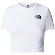 T-shirt femme The North Face Essential Cropped Slim Short Sleeve Tee blanc TNF WHITE