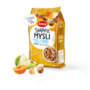 Muesli Emco Super muesli sans sucre ajouté fruits et noix 500g
