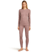 T-shirt fonctionnel femme Icebreaker Women Merino 260 Tech Vertex LS Crewe Delta Lines AOP