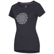 T-shirt femme Ocún Raglan T girs Dark Grey India Ink Mandala