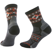 Chaussettes femme Smartwool W Hike Light Cushion Retro Floral noir / orange CHARCOAL