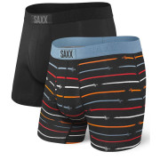 Caleçon Saxx Ultra Boxer Brief Fly 2Pk mix1 Black/Paintroller