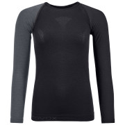 T-shirt fonctionnel femme Ortovox 120 Comp Light Long Sleeve W vert BlackRaven