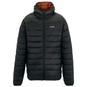 Veste matelassée pour homme Regatta Hooded Marizion noir / brun Blk(BurntHn)