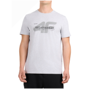 T-shirt homme 4F Tshirt M3565 gris Cold Light Grey Melange