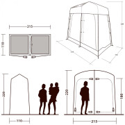 Tente utilitaire Outwell Seahaven Comfort Station Double