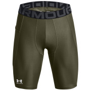 Pantalon sous-vêtements homme Under Armour HG Armour Lng Shorts vert foncé MarineODGreen/White