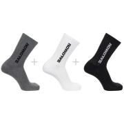 Chaussettes Salomon Everyday Crew 3-Pack mix1 BLACK / WHITE / MED GREY MELANGE