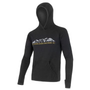 Sweat-shirt homme Sensor Merino Upper Hory vert Black