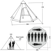 Tente Easy Camp Moonlight Tipi