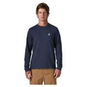 T-shirt homme Patagonia M's L/S MW Hut Tripper Skyline T-Shirt