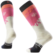 Chaussettes de ski Smartwool W Ski Full Cushion Snowpocalypse OTC blanc / rose MOONBEAM