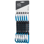 Set dégaines Climbing Technology Aerial PRO set 12 cm DY 6 ks argenté /bleu silver/anodized