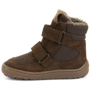 Bottes d'hiver enfant Frodo Barefoot Tex Winter Dark Brown