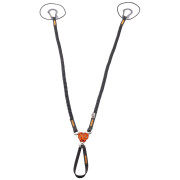 Sangle Camp X-Gyro Leash - 85/129 Cm noir / orange
