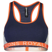 Soutien-gorge Mons Royale Sierra Sports Bra (2020) bleu / orange Navy/OrangeSmash