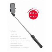 Perche selfie Swissten BLUETOOTH SELFIE STICK ALUMINUM TRIPOD PRO