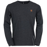 T-shirt fonctionnel homme Fundango Justin Longsleeve T-shirt noir black heather