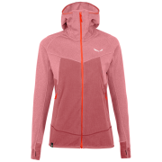 Sweat-shirt femme Salewa Puez Hybrid PL W FZ rose mauvemood melange/6080