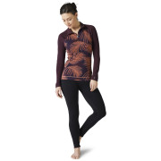 T-shirt fonctionnel femme Smartwool W Merino 250 Bl Pattern 1/4 Zip Boxed