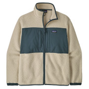 Sweat-shirt homme Patagonia M's Retro Pile Patch Jkt beige /vert Pelican