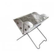 Barbecue pliable UCO MINI Flatpack Grill & Firepit 23 x 20 cm argenté