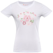 T-shirt femme Alpine Pro Nega blanc white