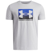 T-shirt fonctionnel enfant Under Armour UA B Boxed Sports Update SS Mod Gray Light Heather gris clair Mod Gray Light Heather / / Black