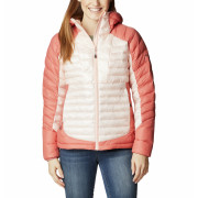 Veste d'hiver femme Columbia Labyrinth Loop™ Hooded Jacket rose Peach Blossom, Dark Coral