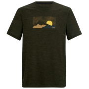 T-shirt homme Regatta Fingal vert foncé DkKhakiMrl