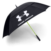 Parapluie Under Armour Golf Umbrella vert Black / High-Vis Yellow / White