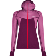 Sweat-shirt femme Salewa Puez Hybrid PL W FZ violet DarkPurpleMelange