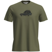 T-shirt fonctionnel homme Icebreaker M Mer 150 Tech Lite SS Tee Cosy Camper vert Sphagnum
