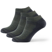 Chaussettes Zulu Merino Summer 3-pack vert dark green