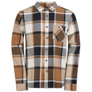Chemise homme Fundango Harris Shirt brun coffee