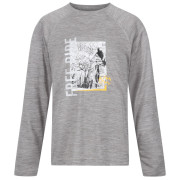 T-shirt enfant Regatta Burnlee gris / blanc Silver Grey