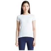 T-shirt fonctionnel femme Under Armour HG Armour SS blanc White / / Metallic Silver