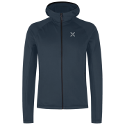 Sweatshirt fonctionnel homme Montura Fadis Grid Hooded Maglia bleu foncé Blueberry