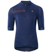 Maillot vélo homme Radvik Alpha Gts bleue Medieval Blue/Tangarine Tango