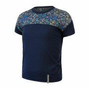 T-shirt fonctionnel enfant Sensor Coolmax Impress bleue Deep Blue/Blue Bikes