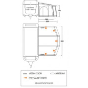 Tente caravane Vango Tuscany Air 500 Elements ProShield