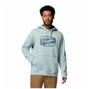 Sweat-shirt homme Columbia Columbia Trek™ Graphic Hoodie bleu clair Crushed Blue, Columbia Badge Label