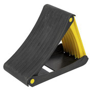 Plaque de départ pliable Bo-Camp Wheel block foldable noir / jaune