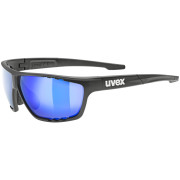 Lunettes soleil Uvex Sportstyle 706 vert / bleu Black Mat / Mirror Blue