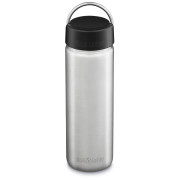 Bouteille en acier inoxydable Klean Kanteen Wide w/Wide Loop Cap - brushed stainless 800 ml argenté silver