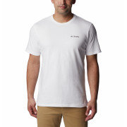 T-shirt homme Columbia North Cascades Short Sleeve Tee blanc White, CSC Box Logo