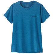 T-shirt femme Patagonia Women's Capilene Cool Daily Shirt - Boardshort Logo bleu Aquatic Blue - Light Aquatic Blue X-Dye